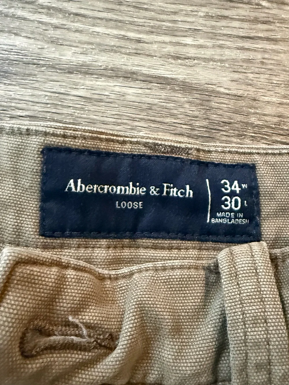 Abercrombie & Fitch Tan Chino Pants